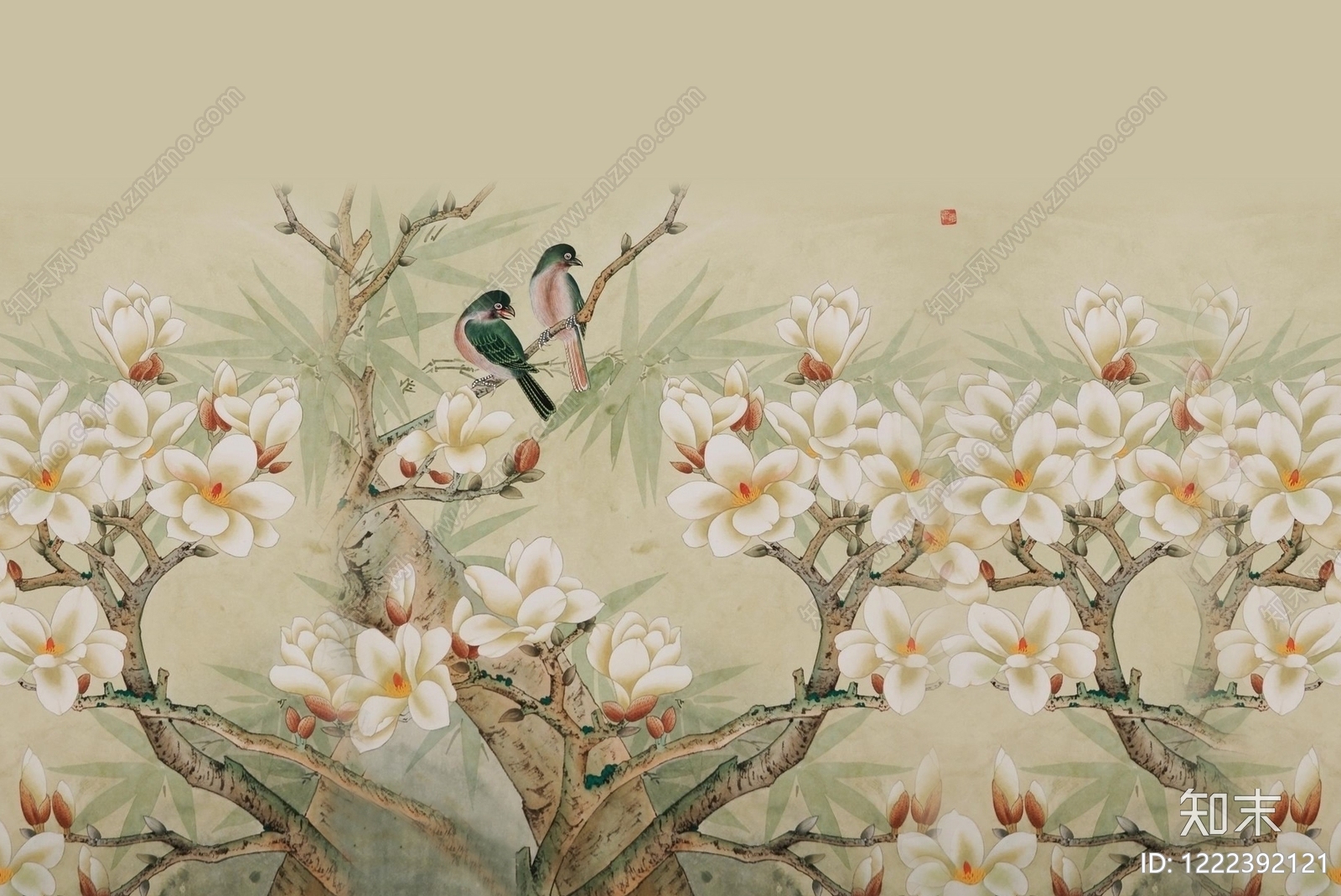 花鸟壁纸高清贴图材质