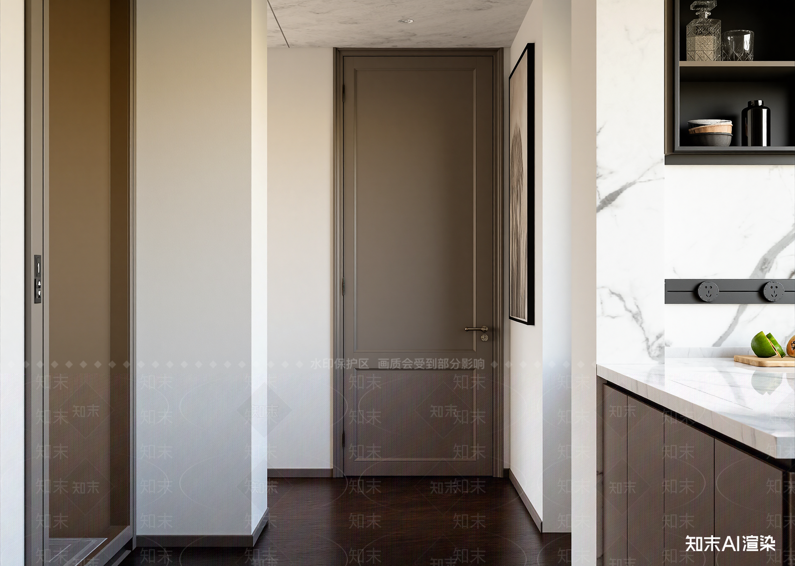 现代玄关3D模型下载【ID:1215036829】