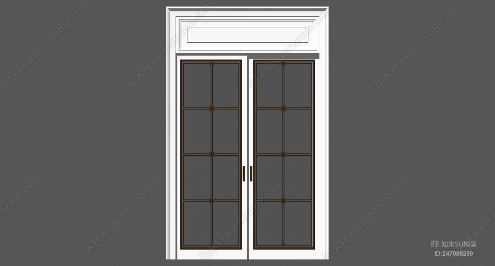 欧式风格厨房双开SU模型下载【ID:247086260】