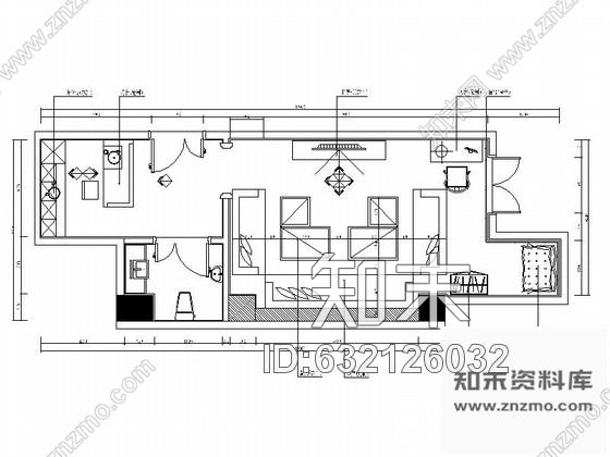施工图北京豪华时尚KTV包厢室内设计施工图cad施工图下载【ID:632126032】