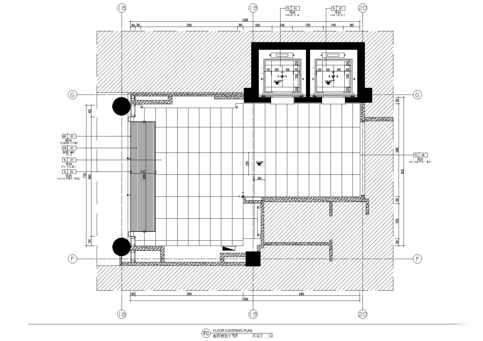 [成都]-鹏瑞利国际医疗健康中心全套施工图cad施工图下载【ID:160500159】