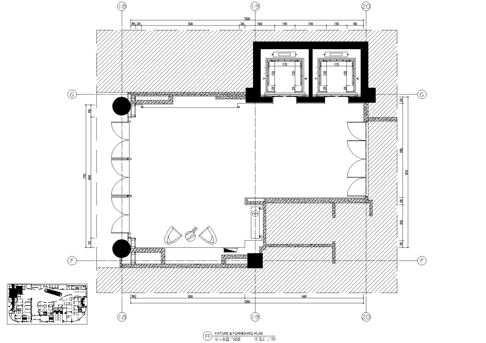 [成都]-鹏瑞利国际医疗健康中心全套施工图cad施工图下载【ID:160500159】