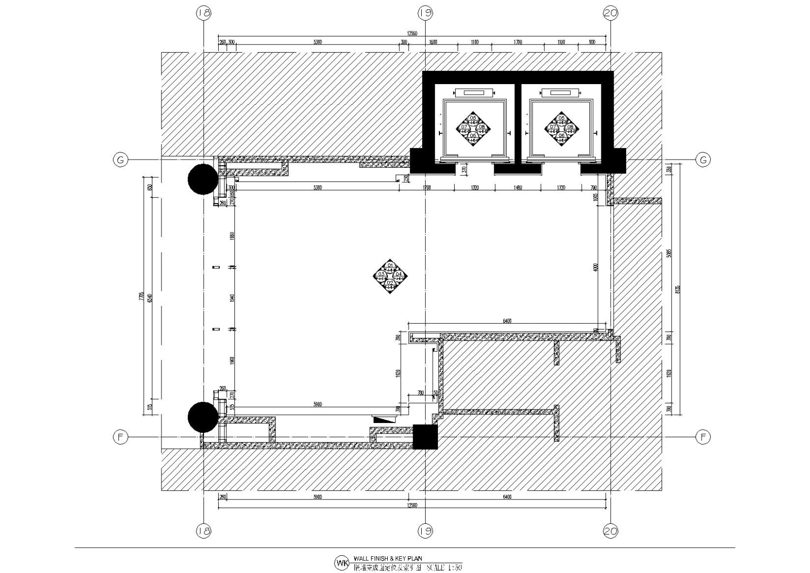 [成都]-鹏瑞利国际医疗健康中心全套施工图cad施工图下载【ID:160500159】