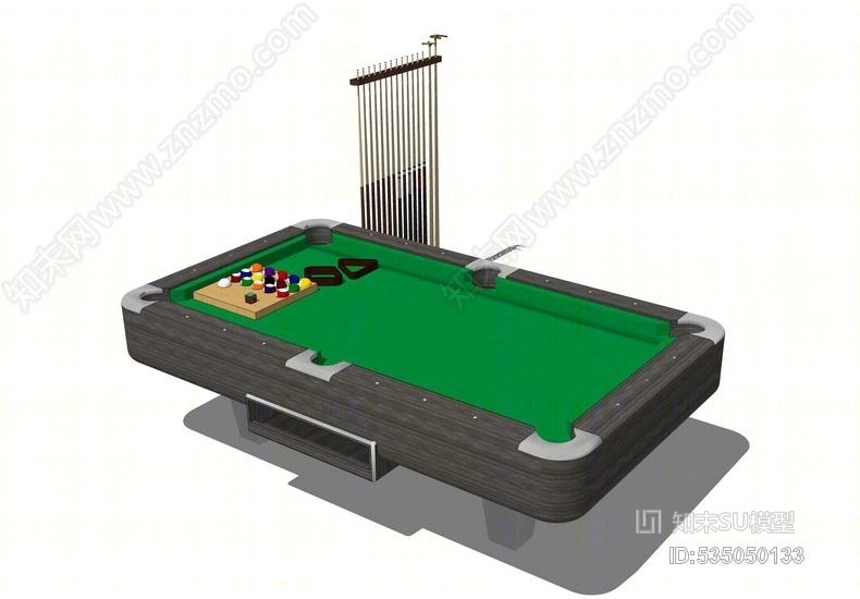 桌球台SU模型下载【ID:535050133】