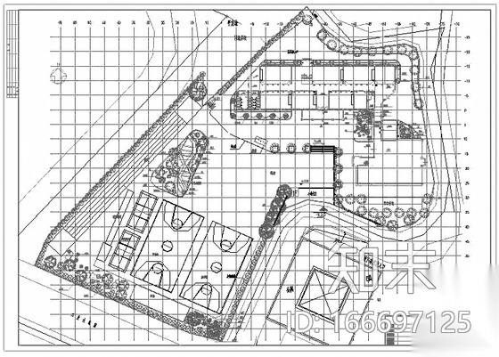 广州某小学园林景观施工图cad施工图下载【ID:166697125】