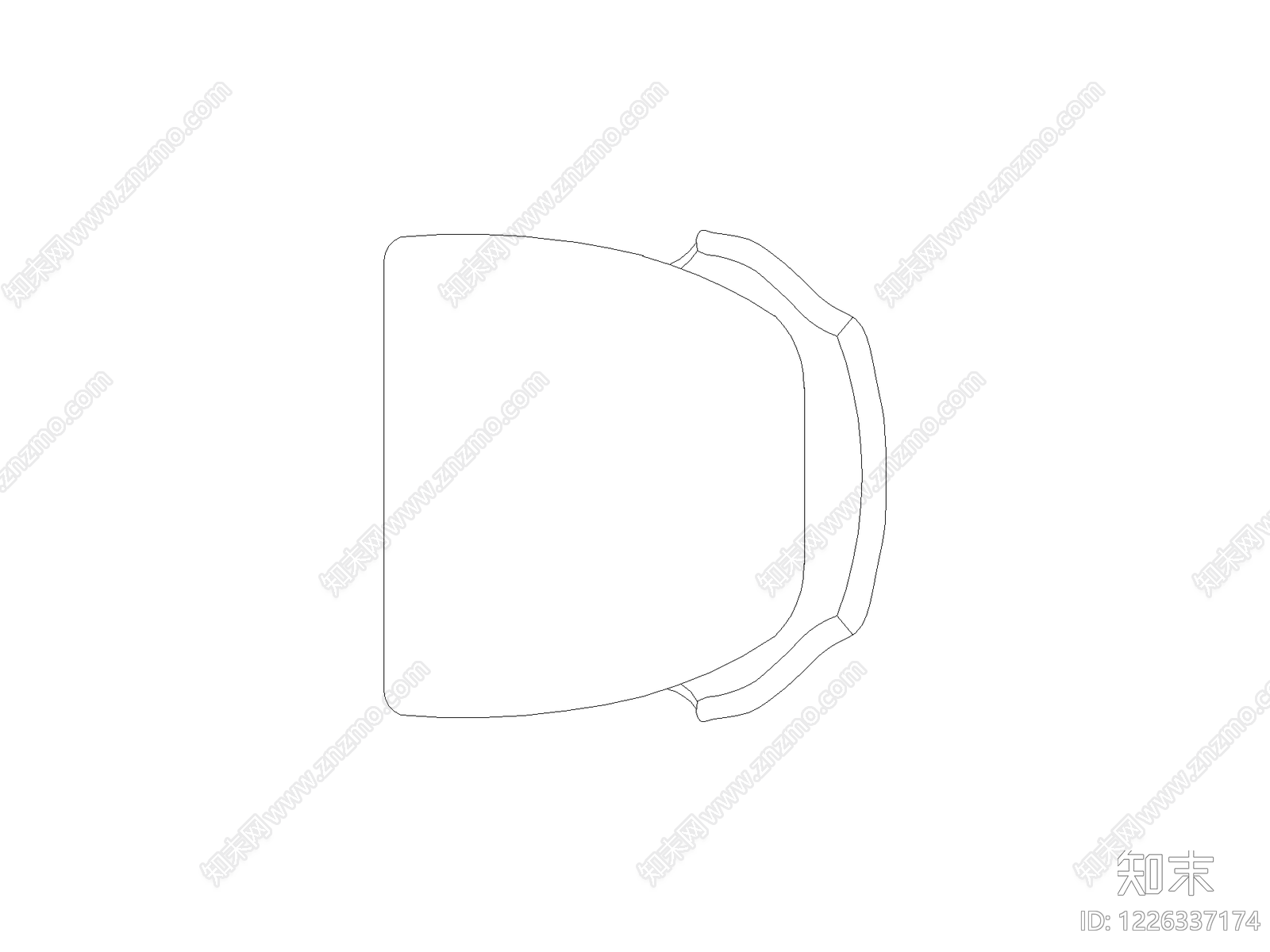 现代沙发CAD图纸