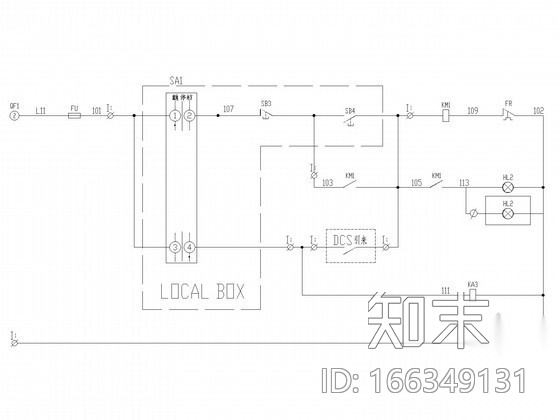 多种电机控制原理图施工图下载【ID:166349131】