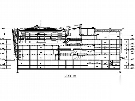 现代风格知名大型商业综合体建筑施工图（知名地产）cad施工图下载【ID:165736188】