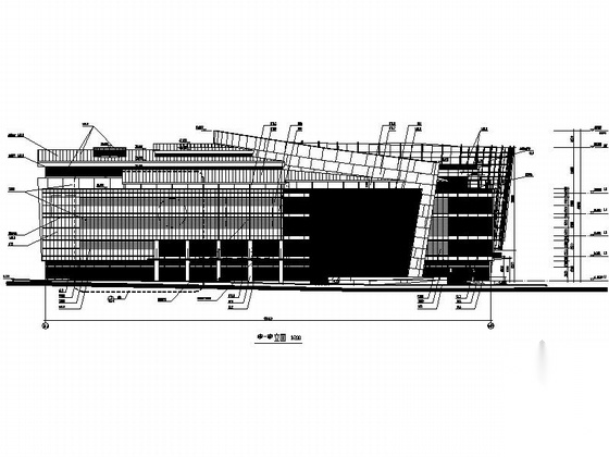 现代风格知名大型商业综合体建筑施工图（知名地产）cad施工图下载【ID:165736188】