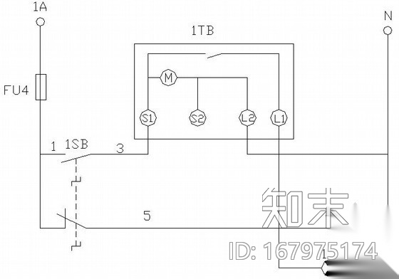 某路灯控制箱控制原理图施工图下载【ID:167975174】