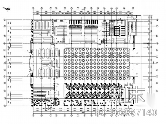 大型旅游度假村生态温棚餐厅建筑及结构施工图（结构为钢...施工图下载【ID:166837140】