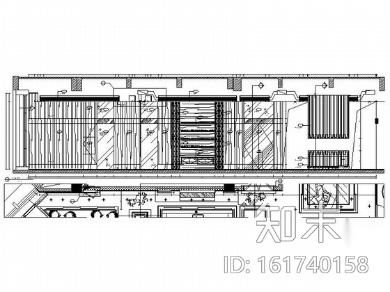 [重庆]精致售楼处装修图cad施工图下载【ID:161740158】