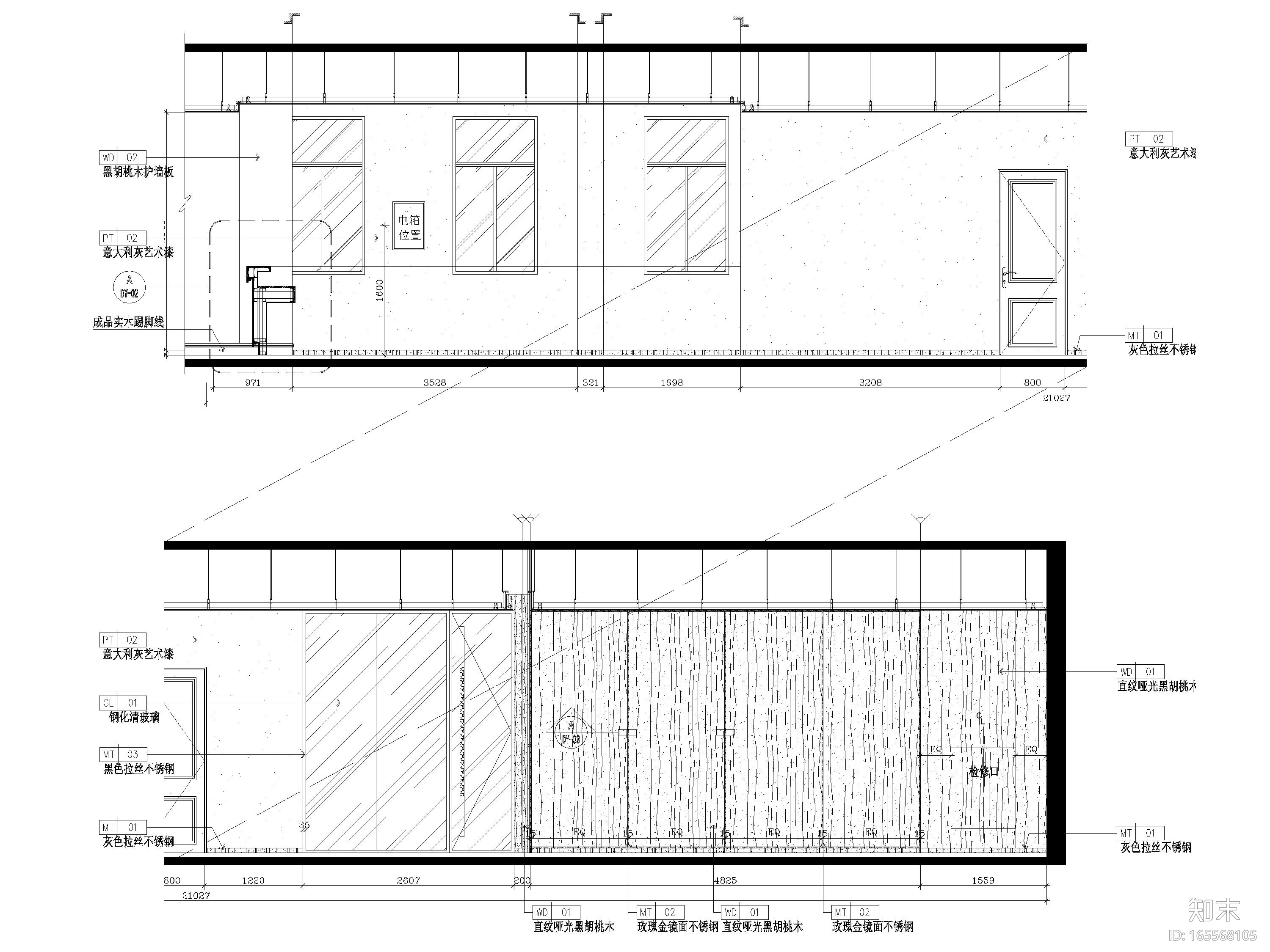 ​[顺德]240㎡渔人码头餐厅室内装修施工图cad施工图下载【ID:165568105】