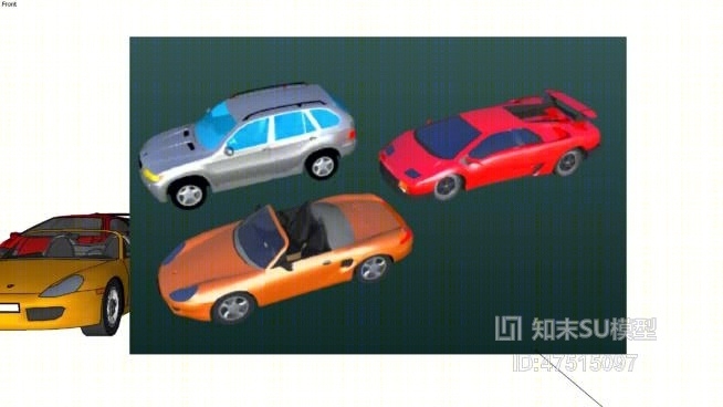 汽车SU模型下载【ID:418144973】