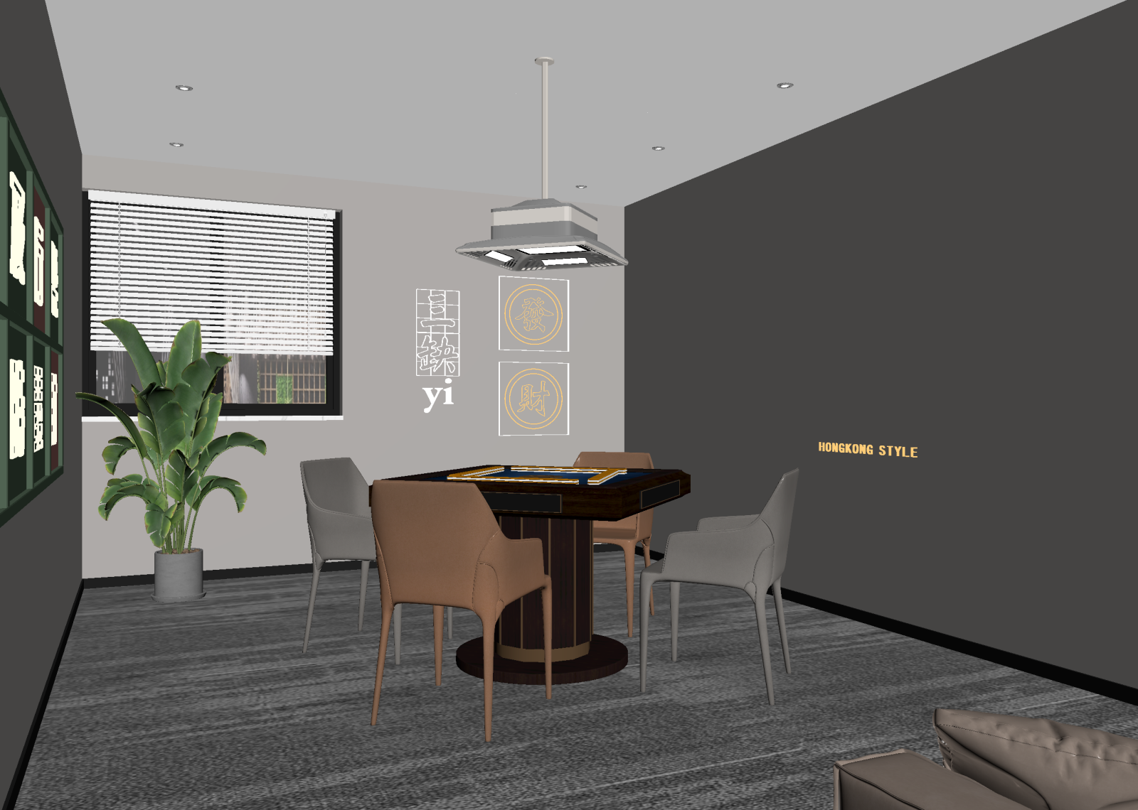 现代包厢3D模型下载【ID:1214675653】