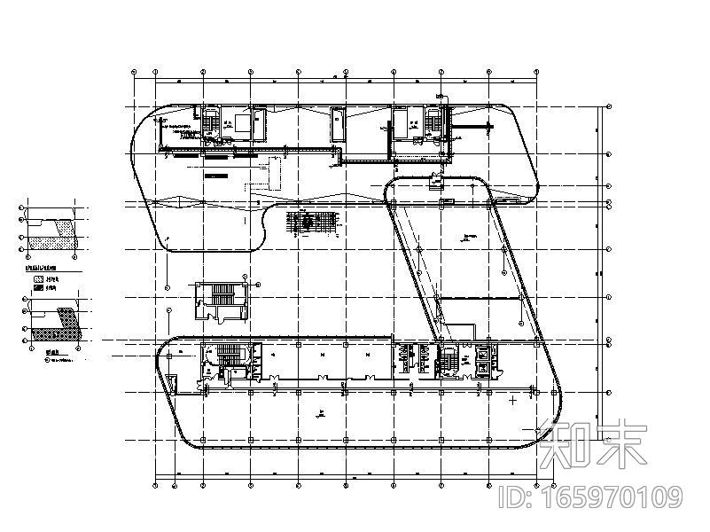 制药车间抗震支架系统结构布置及节点图2018cad施工图下载【ID:165970109】