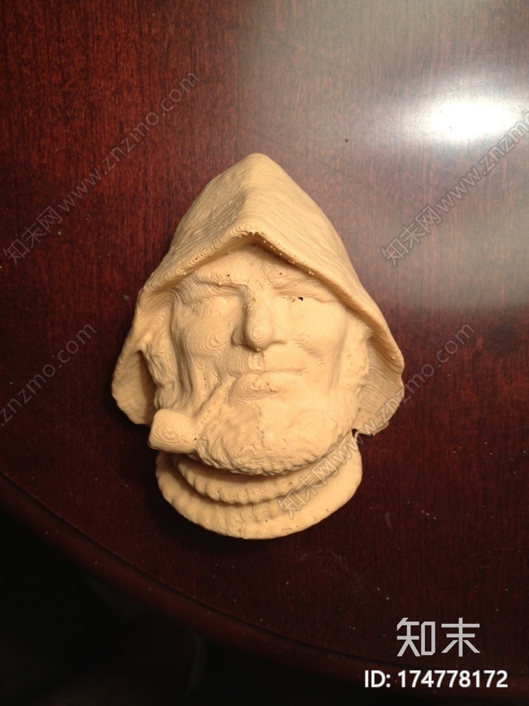 渔夫头像3d打印模型下载【ID:174778172】