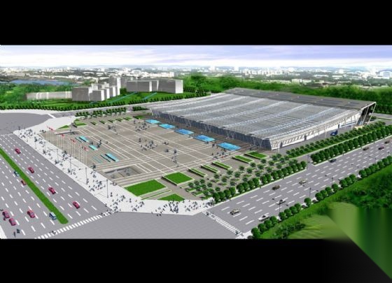 合肥会展中心办公楼设计文本cad施工图下载【ID:166433131】