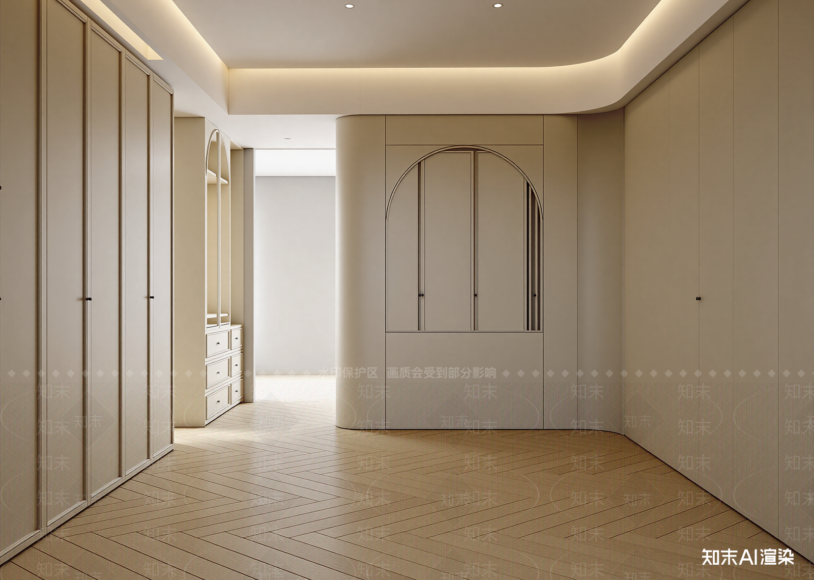 法式衣帽间3D模型下载【ID:1215194751】
