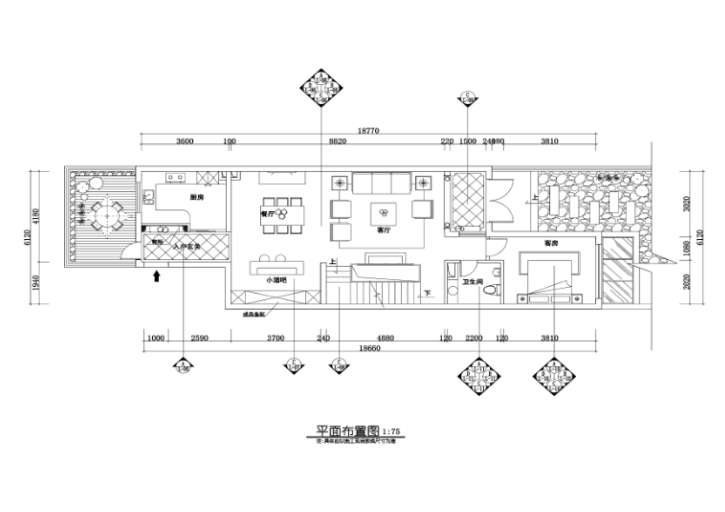 张生欧式风格别墅住宅室内装修设计施工图及效果图cad施工图下载【ID:161786197】