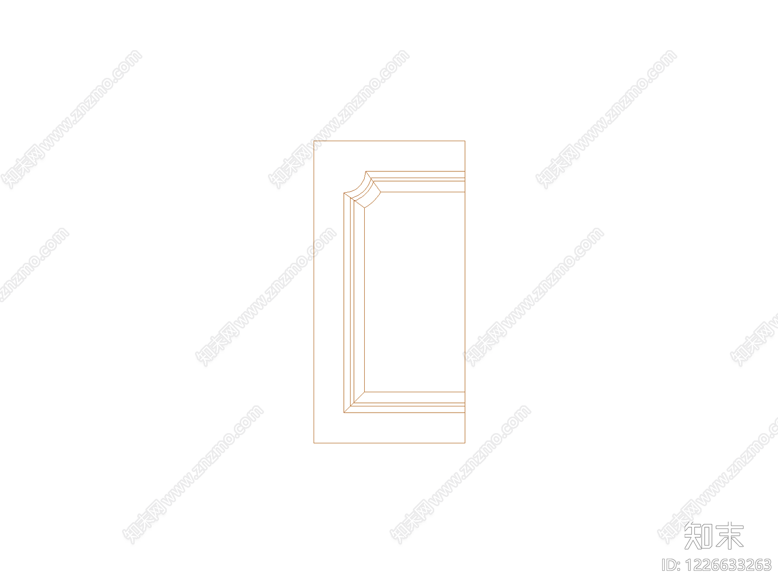 欧式装饰线条CAD图纸