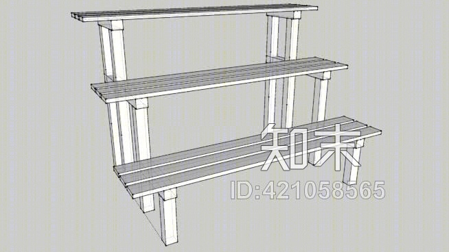 园林植物花卉架SU模型下载【ID:421058565】