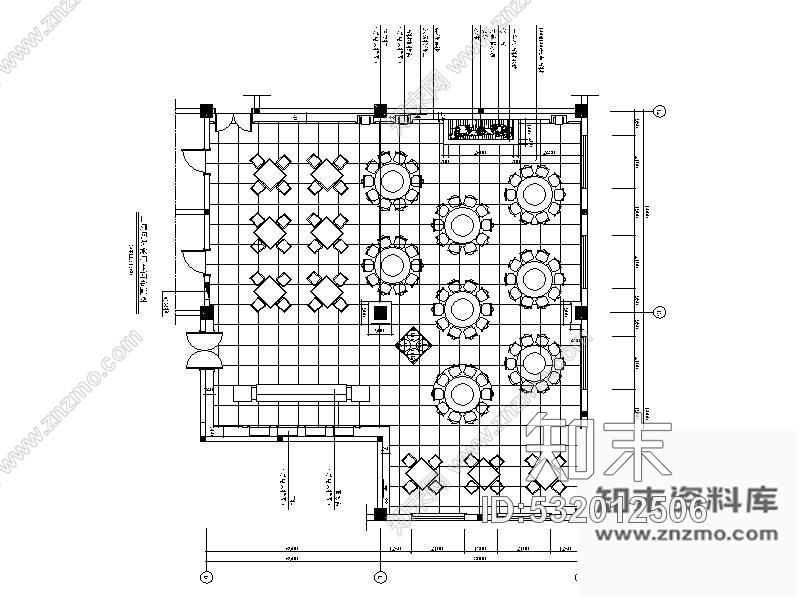 施工图某特色餐厅施工图cad施工图下载【ID:532012506】