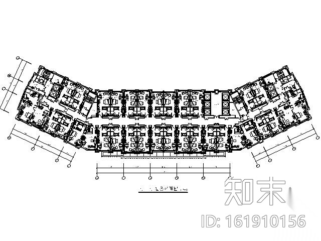 [苏州]国际花园式酒店客房部施工图cad施工图下载【ID:161910156】