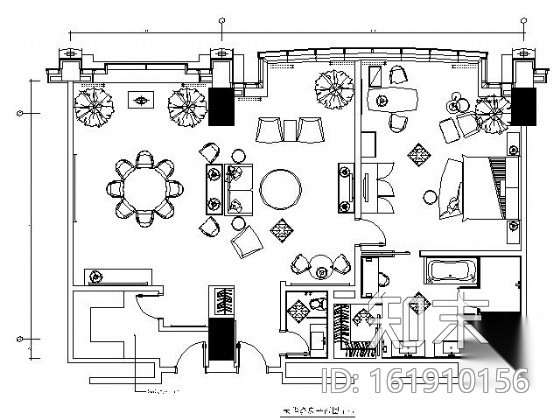 [苏州]国际花园式酒店客房部施工图cad施工图下载【ID:161910156】