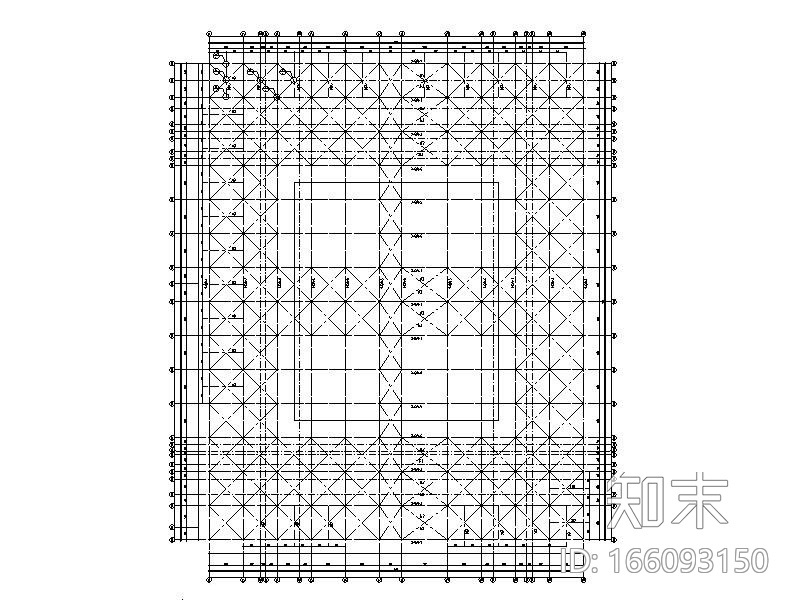 支撑结构cad施工图下载【ID:166093150】