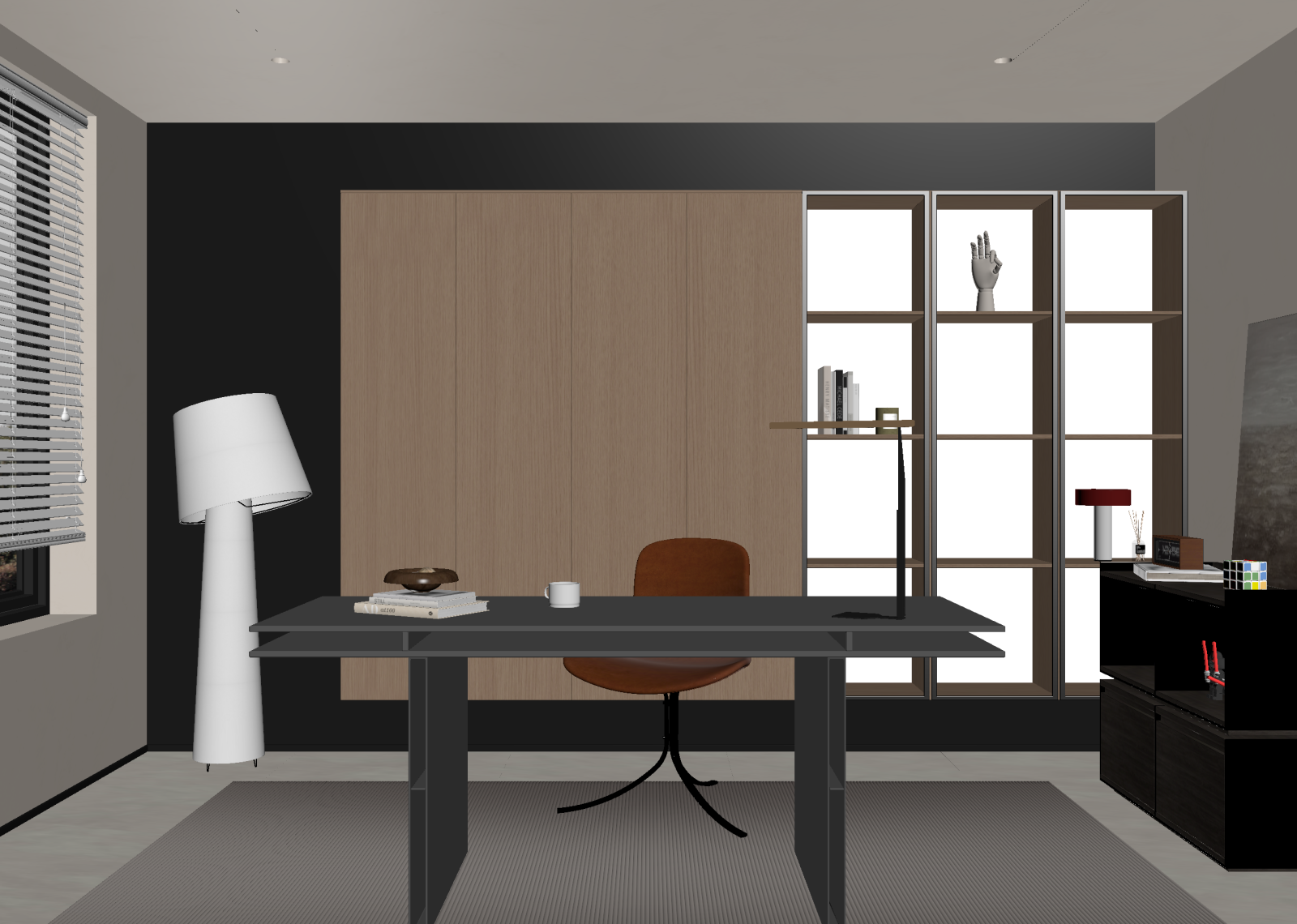 现代办公室3D模型下载【ID:1214978436】