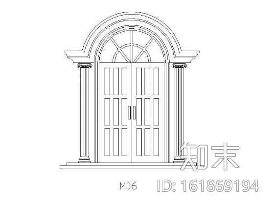 门套图块集cad施工图下载【ID:161869194】