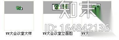 [广东]简约时尚会议室室内设计CAD施工图施工图下载【ID:164842136】