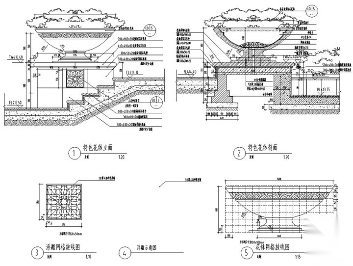 [陕西]欧式皇家园林风格居住区景观设计施工图（附雕塑...施工图下载【ID:161020166】