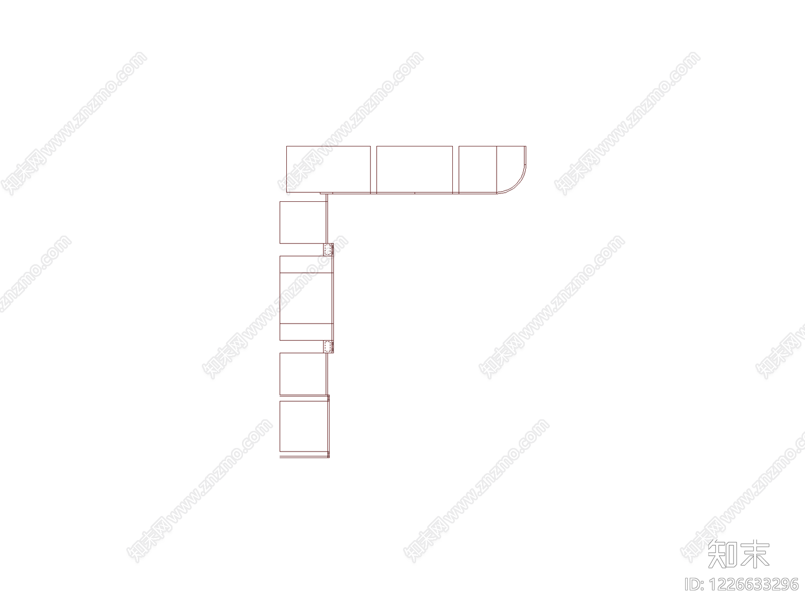 欧式柜子CAD图纸