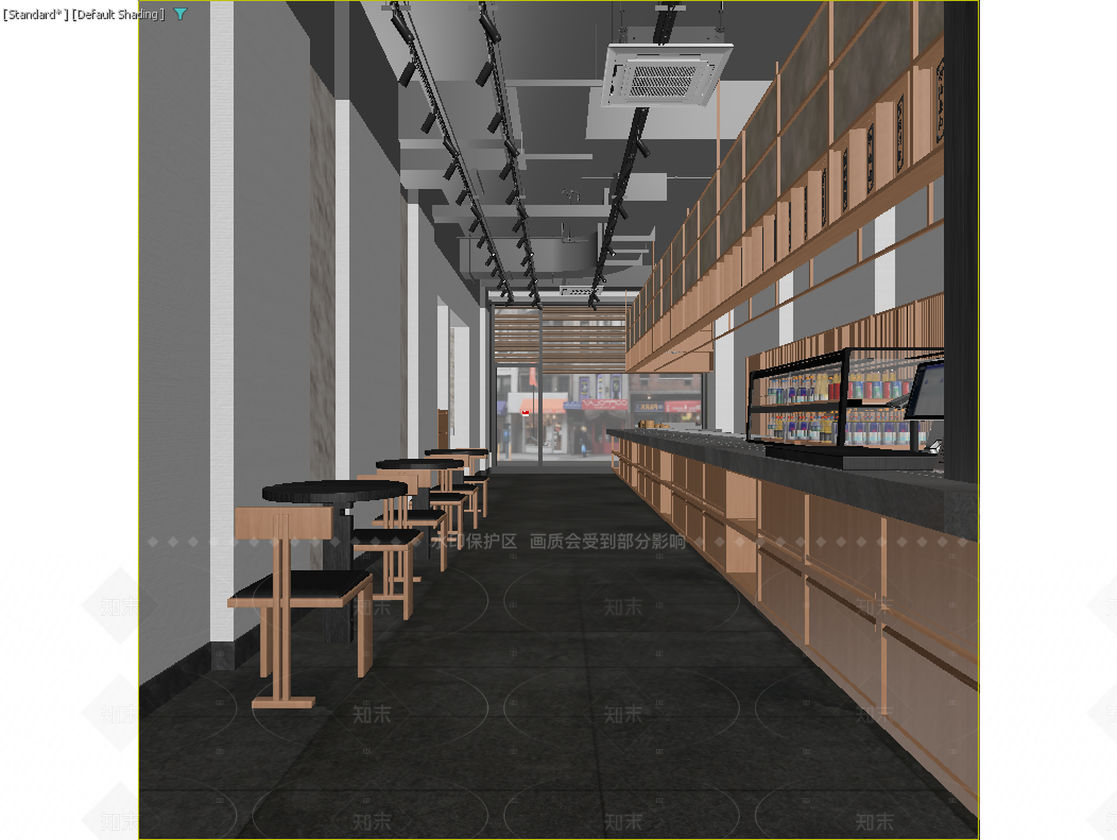 复古咖啡厅3D模型下载【ID:1214921943】