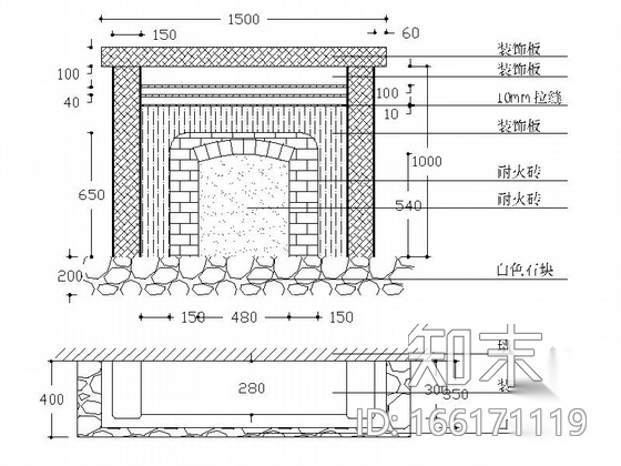 某地中海风格设计复式住宅装修图（含实景）cad施工图下载【ID:166171119】