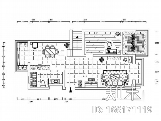 某地中海风格设计复式住宅装修图（含实景）cad施工图下载【ID:166171119】
