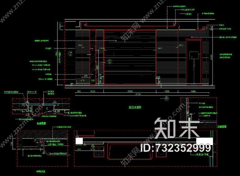 融侨锦江悦府样板房cad施工图下载【ID:732352999】