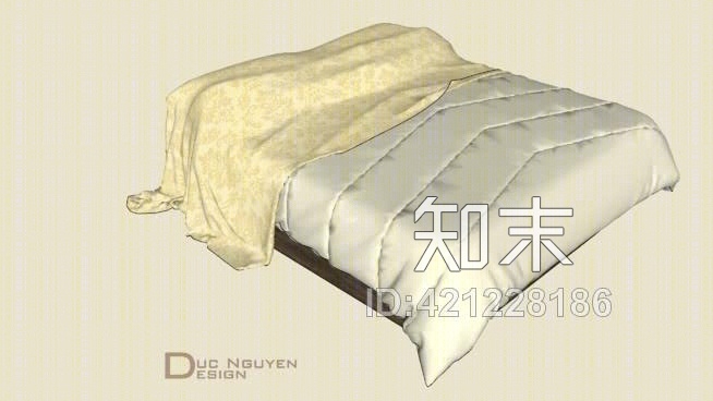 床SU模型下载【ID:421228186】