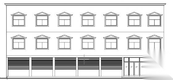 某三层计算机房建筑结构排水施工图cad施工图下载【ID:165762171】