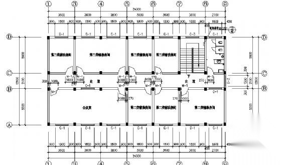 某三层计算机房建筑结构排水施工图cad施工图下载【ID:165762171】