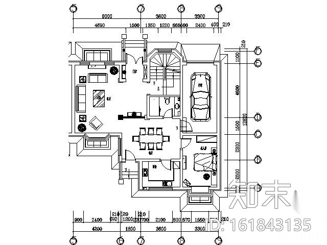 [沈阳]泰式精装双拼别墅施工图（含实景）cad施工图下载【ID:161843135】