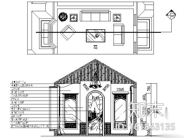 [沈阳]泰式精装双拼别墅施工图（含实景）cad施工图下载【ID:161843135】