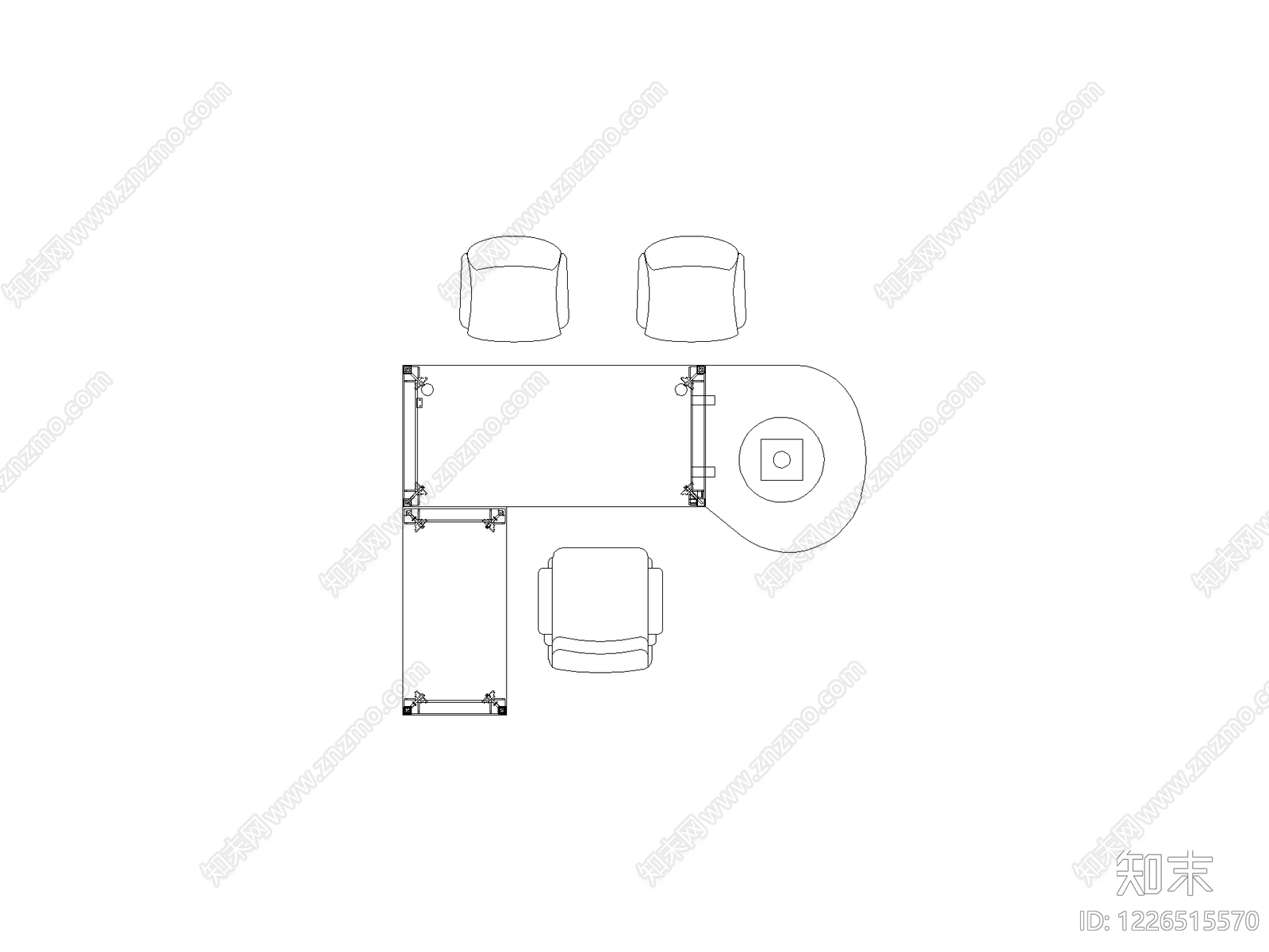 桌子CAD图纸
