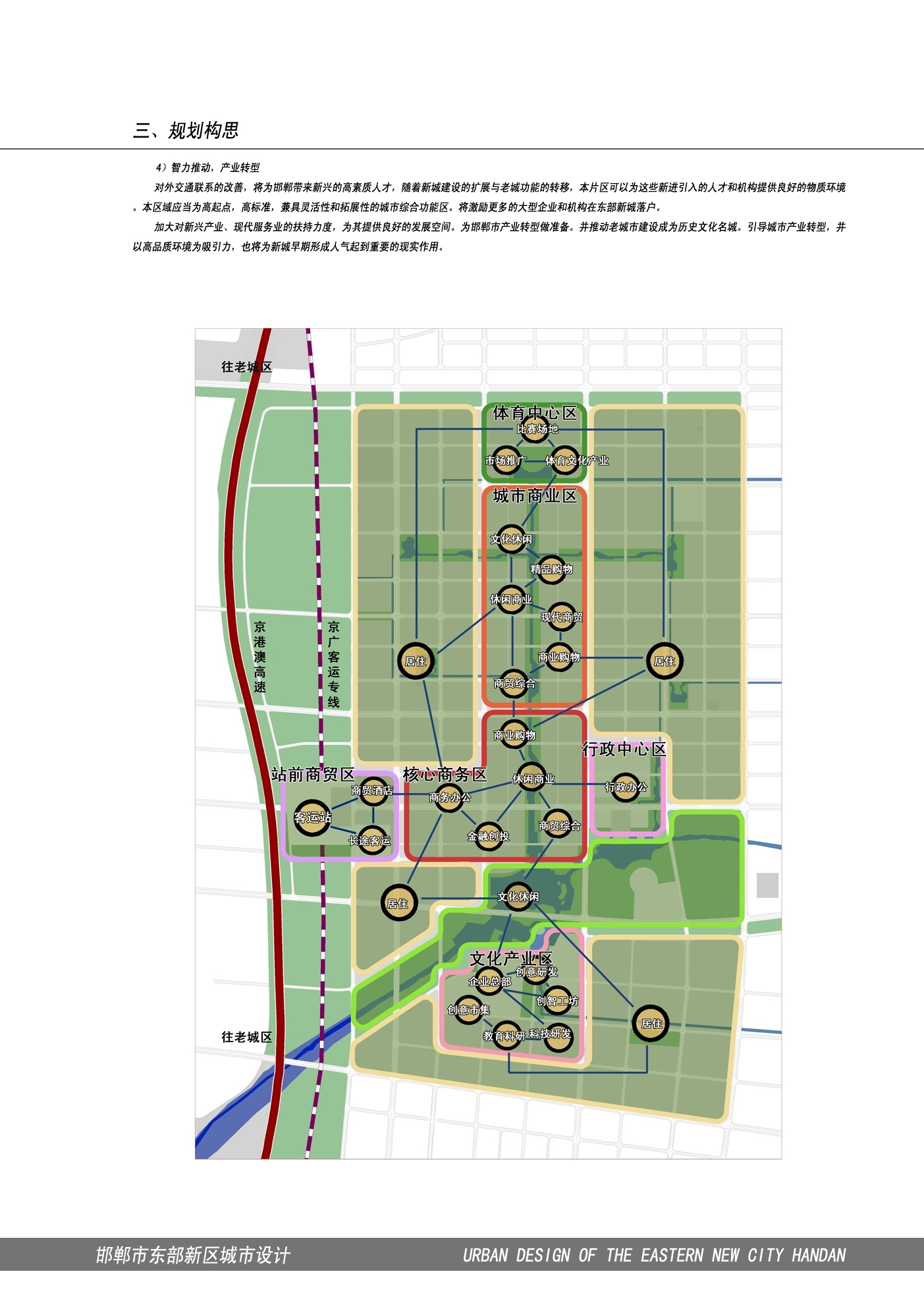 [河北]邯郸东部新区城市设计方案文本cad施工图下载【ID:151728186】