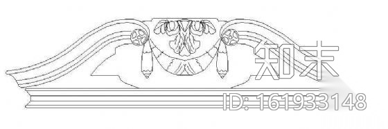 花饰浮雕cad施工图下载【ID:161933148】