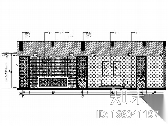 [四川]某奢华会所地下一层室内装修施工图（含效果）施工图下载【ID:166041197】