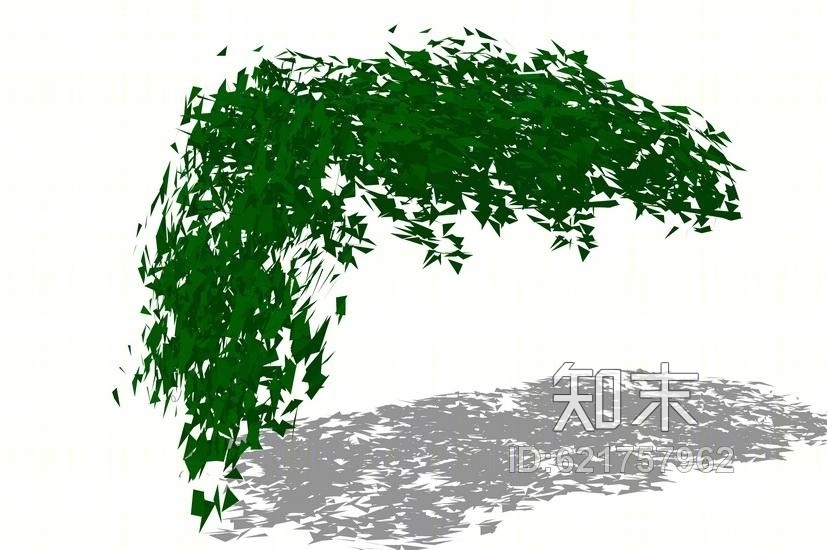 藤蔓爬墙植物SU模型下载【ID:621757962】