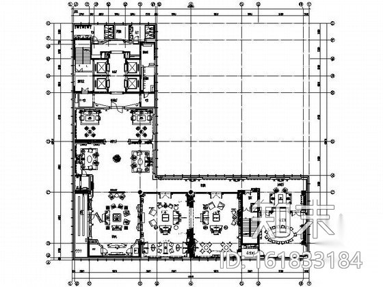 某公司豪华会所大堂室内装修图（含实景）cad施工图下载【ID:161833184】